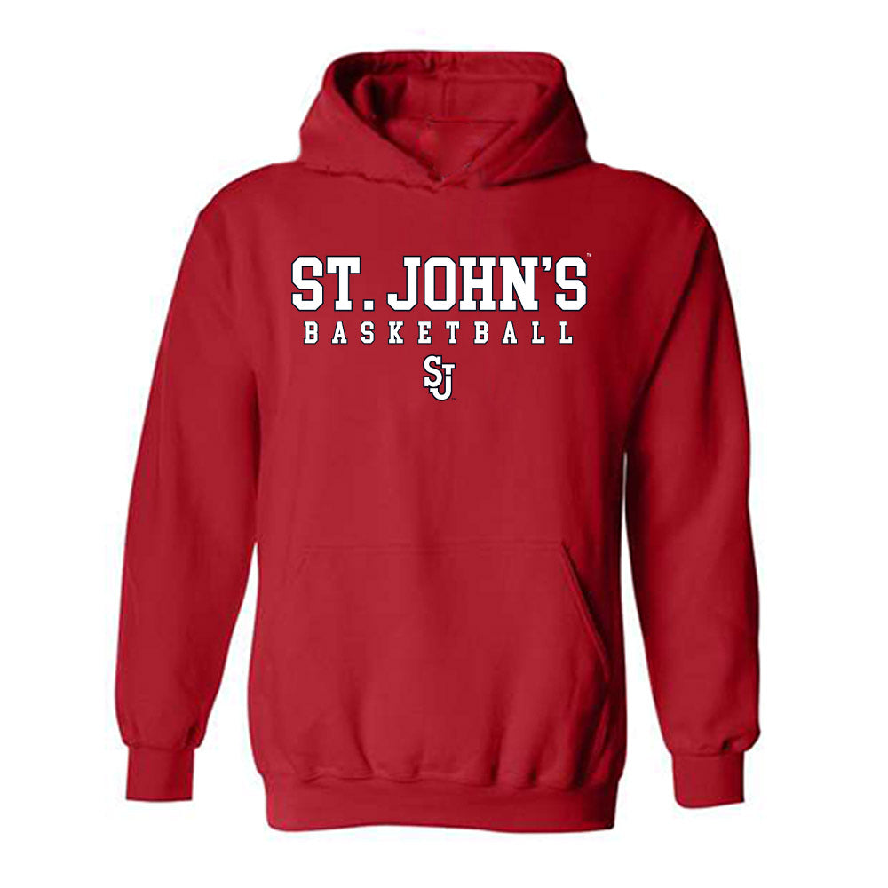 St. Johns - NCAA Men's Basketball : Donnie Freeman - Classic Shersey Hooded Sweatshirt-0