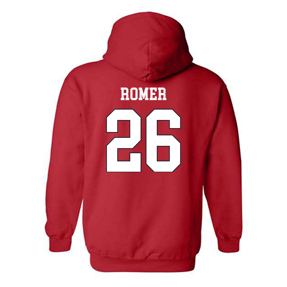 St. Johns - NCAA Baseball : Nick Romer - Classic Shersey Hooded Sweatshirt-1