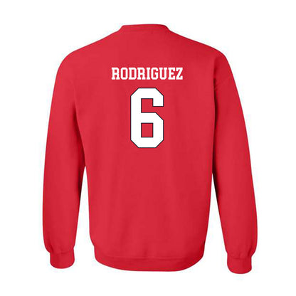 St. Johns - NCAA Baseball : Lewis Rodriguez - Classic Shersey Crewneck Sweatshirt-1