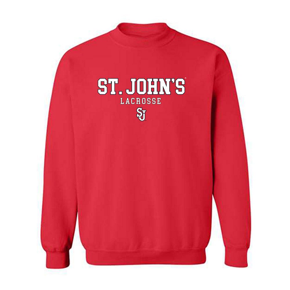 St. Johns - NCAA Men's Lacrosse : Jackson Harcarik - Classic Shersey Crewneck Sweatshirt-0