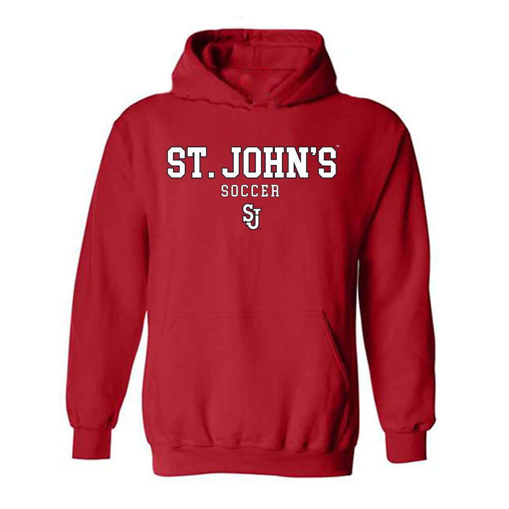 St. Johns - NCAA Women's Soccer : Carly Schuler - Classic Shersey Hooded Sweatshirt-0