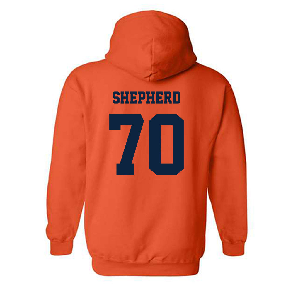 Syracuse - NCAA Football : Kardiear Shepherd - Classic Shersey Hooded Sweatshirt-1
