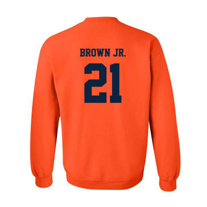 Syracuse - NCAA Football : Fran Brown Jr. - Classic Shersey Crewneck Sweatshirt-1
