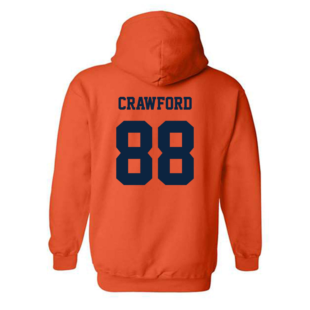 Syracuse - NCAA Football : Elijah Crawford - Classic Shersey Hooded Sweatshirt-1