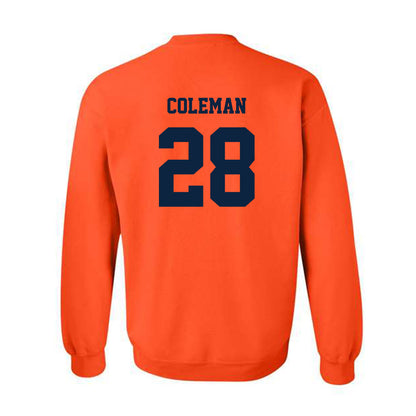 Syracuse - NCAA Football : Malachi Coleman - Classic Shersey Crewneck Sweatshirt-1