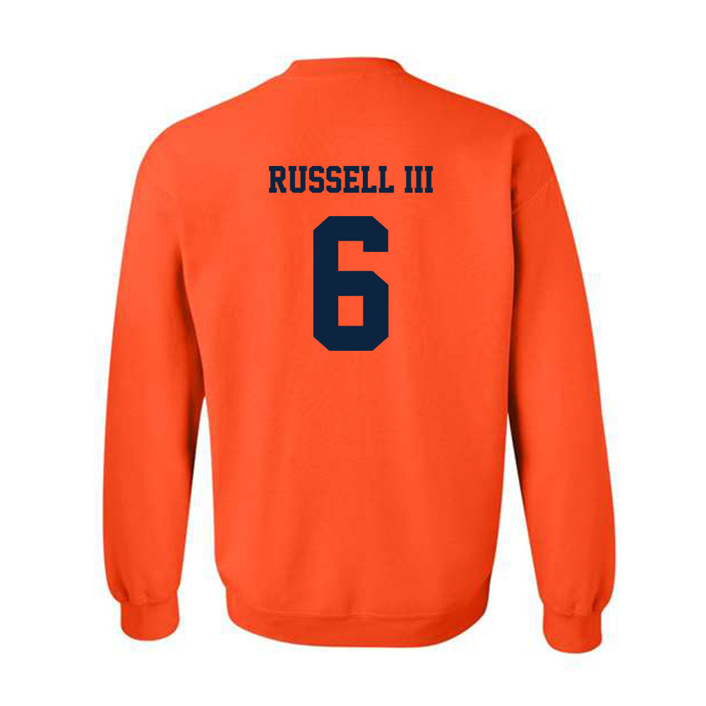 Syracuse - NCAA Men's Basketball : Calvin Russell III - Classic Shersey Crewneck Sweatshirt-1