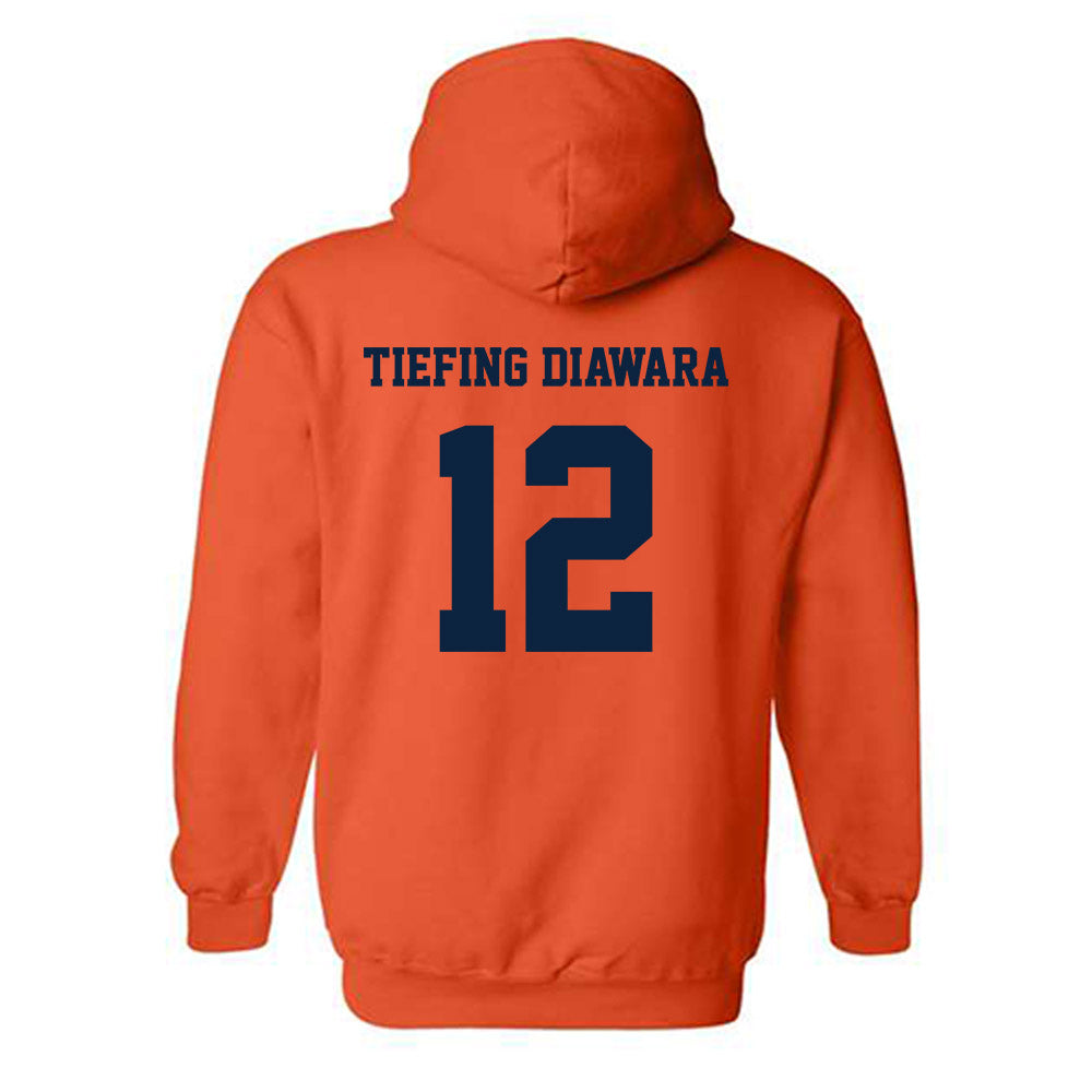 Syracuse - NCAA Men's Basketball : Mahamadoun Tiefing Diawara - Classic Shersey Hooded Sweatshirt-1