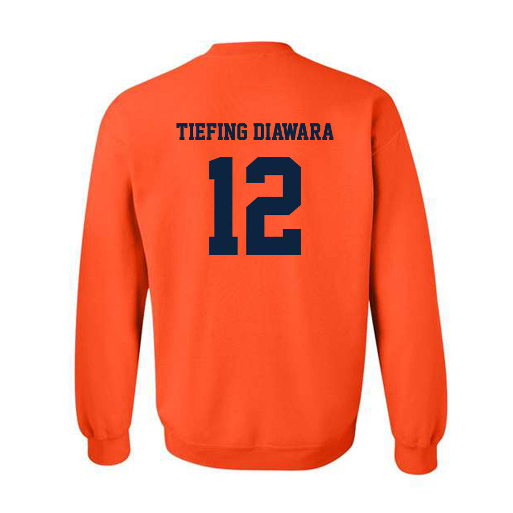 Syracuse - NCAA Men's Basketball : Mahamadoun Tiefing Diawara - Classic Shersey Crewneck Sweatshirt-1