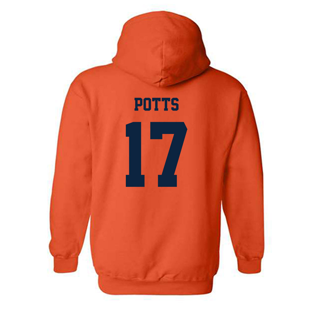 Syracuse - NCAA Women's Basketball : Madeline Potts - Classic Shersey Hooded Sweatshirt-1
