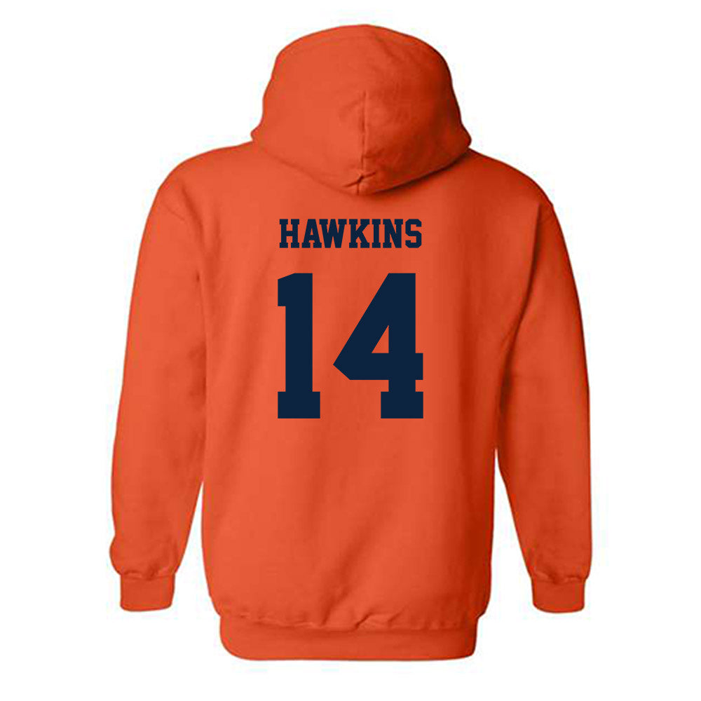 Syracuse - NCAA Women's Basketball : Shy Hawkins - Classic Shersey Hooded Sweatshirt-1