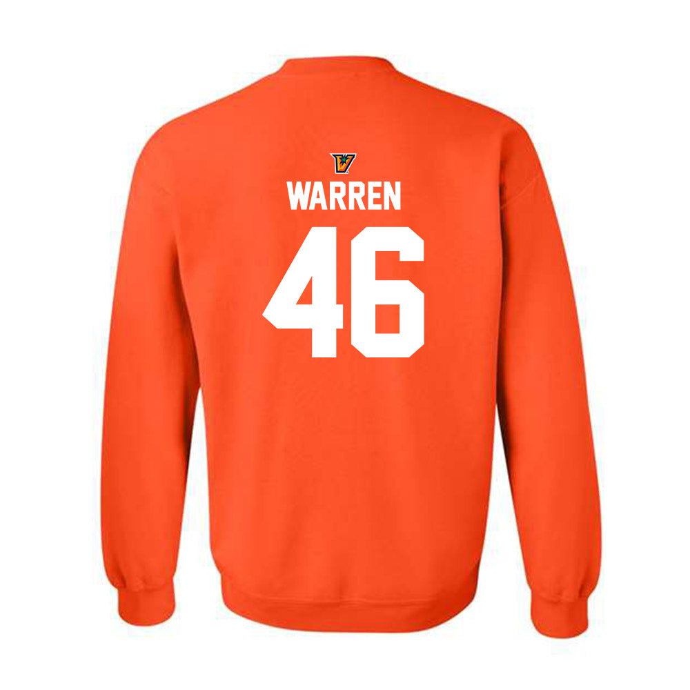 UTRGV - NCAA Football : Caleb Warren - Classic Shersey Crewneck Sweatshirt-1