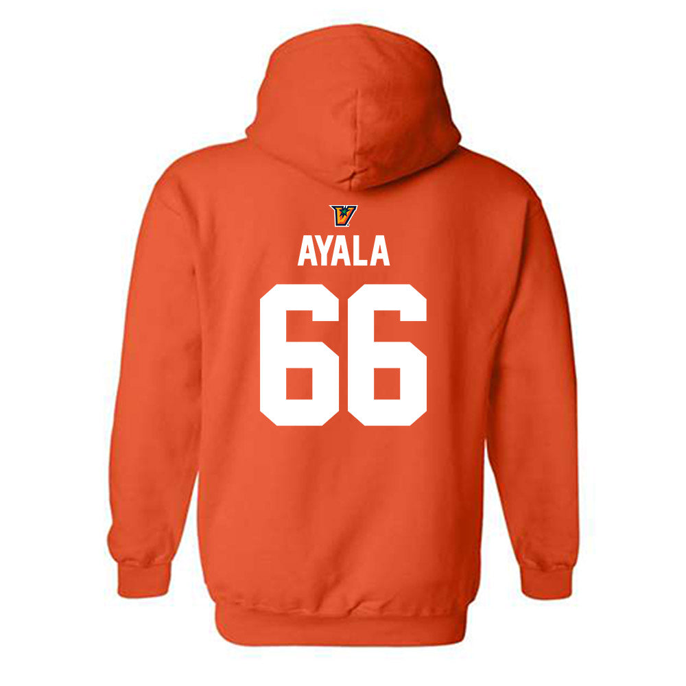 UTRGV - NCAA Football : Christian Ayala - Classic Shersey Hooded Sweatshirt-1