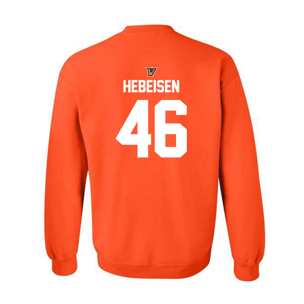 UTRGV - NCAA Football : Dax Hebeisen - Classic Shersey Crewneck Sweatshirt-1