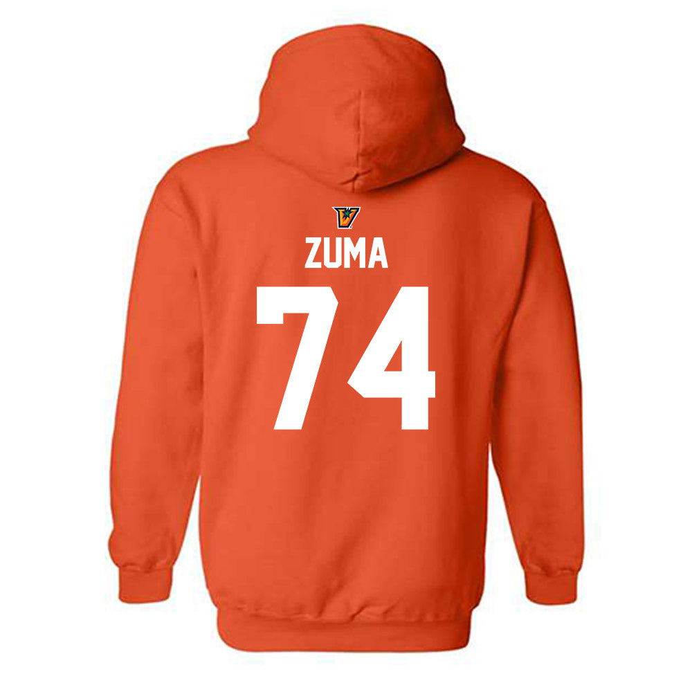 UTRGV - NCAA Football : Grayson Zuma - Classic Shersey Hooded Sweatshirt-1