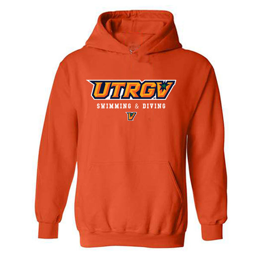 UTRGV - NCAA Women's Swimming & Diving : Marina Johnson - Classic Shersey Hooded Sweatshirt-0