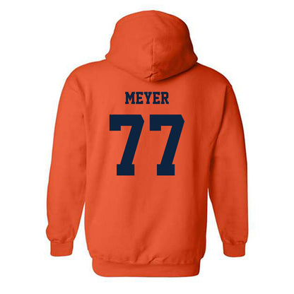 Syracuse - NCAA Men's Lacrosse : Jameson Meyer - Classic Shersey Hooded Sweatshirt-1