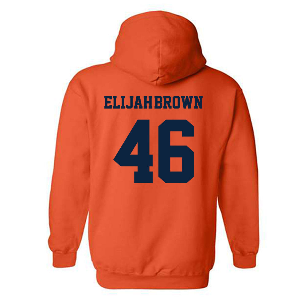 Syracuse - NCAA Men's Lacrosse : Gregory Elijah-Brown - Classic Shersey Hooded Sweatshirt-1