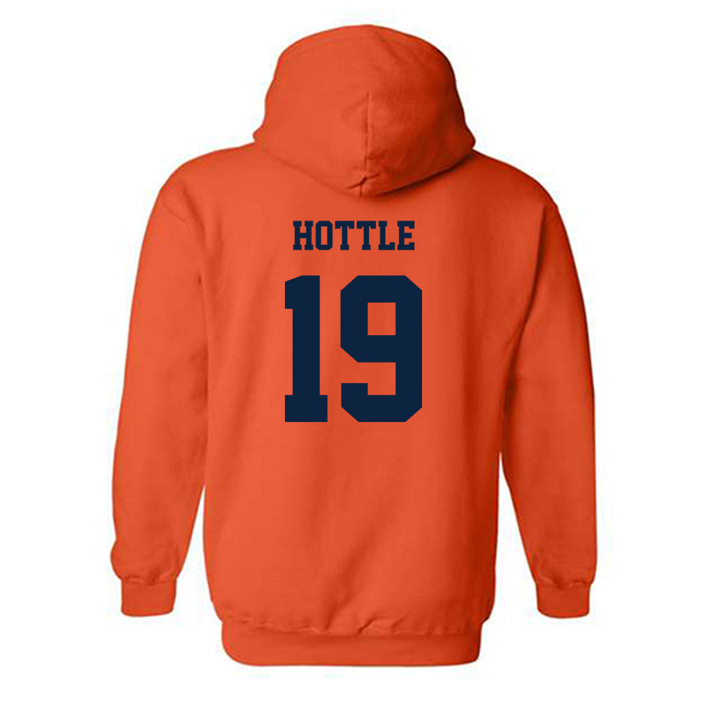 Syracuse - NCAA Men's Lacrosse : Wyatt Hottle - Classic Shersey Hooded Sweatshirt-1