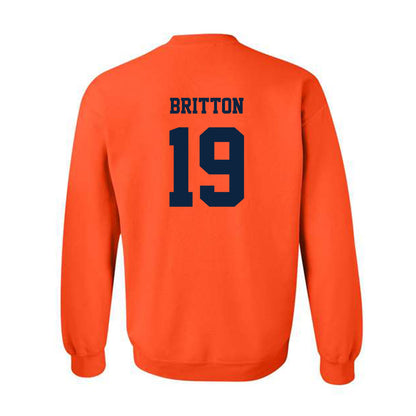 Syracuse - NCAA Women's Lacrosse : Gracie Britton - Classic Shersey Crewneck Sweatshirt-1