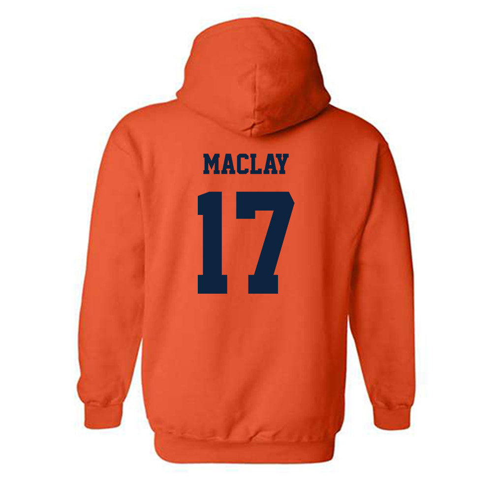 Syracuse - NCAA Women's Lacrosse : Courtney Maclay - Classic Shersey Hooded Sweatshirt-1