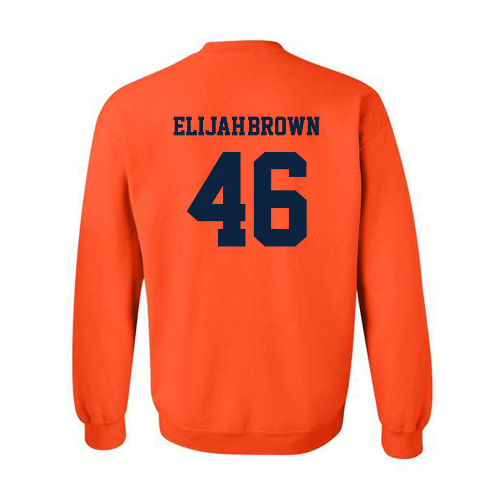 Syracuse - NCAA Men's Lacrosse : Gregory Elijah-Brown - Classic Shersey Crewneck Sweatshirt-1
