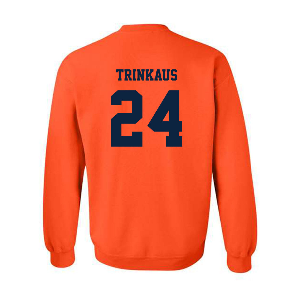 Syracuse - NCAA Women's Lacrosse : Caroline Trinkaus - Classic Shersey Crewneck Sweatshirt-1