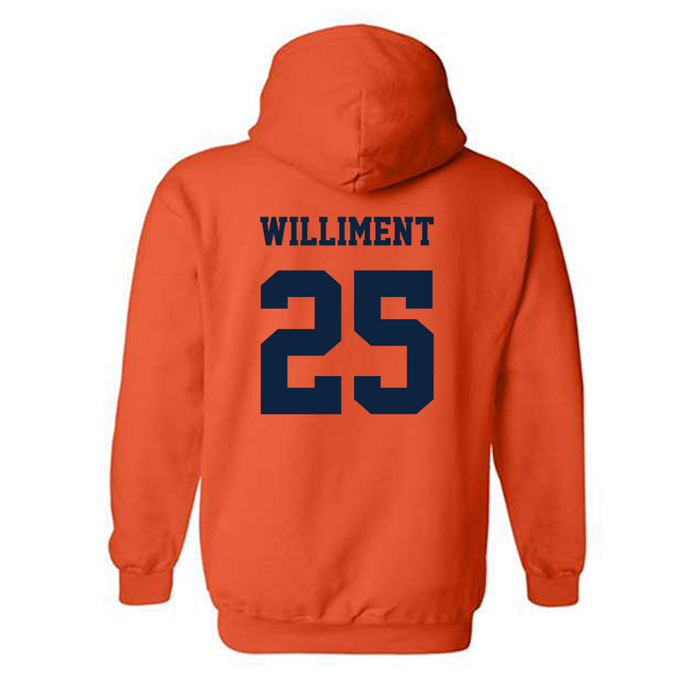 Syracuse - NCAA Women's Ice Hockey : Makenna Williment - Classic Shersey Hooded Sweatshirt-1