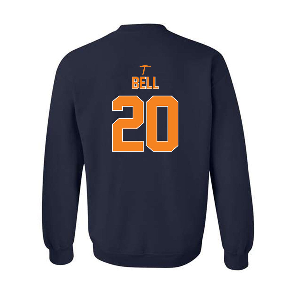 UTEP - NCAA Football : Josh Bell - Classic Shersey Crewneck Sweatshirt-1