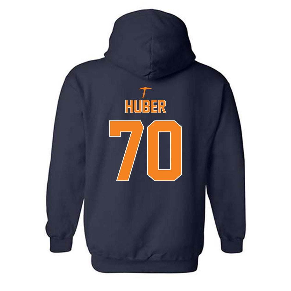 UTEP - NCAA Football : Maddox Huber - Classic Shersey Hooded Sweatshirt-1