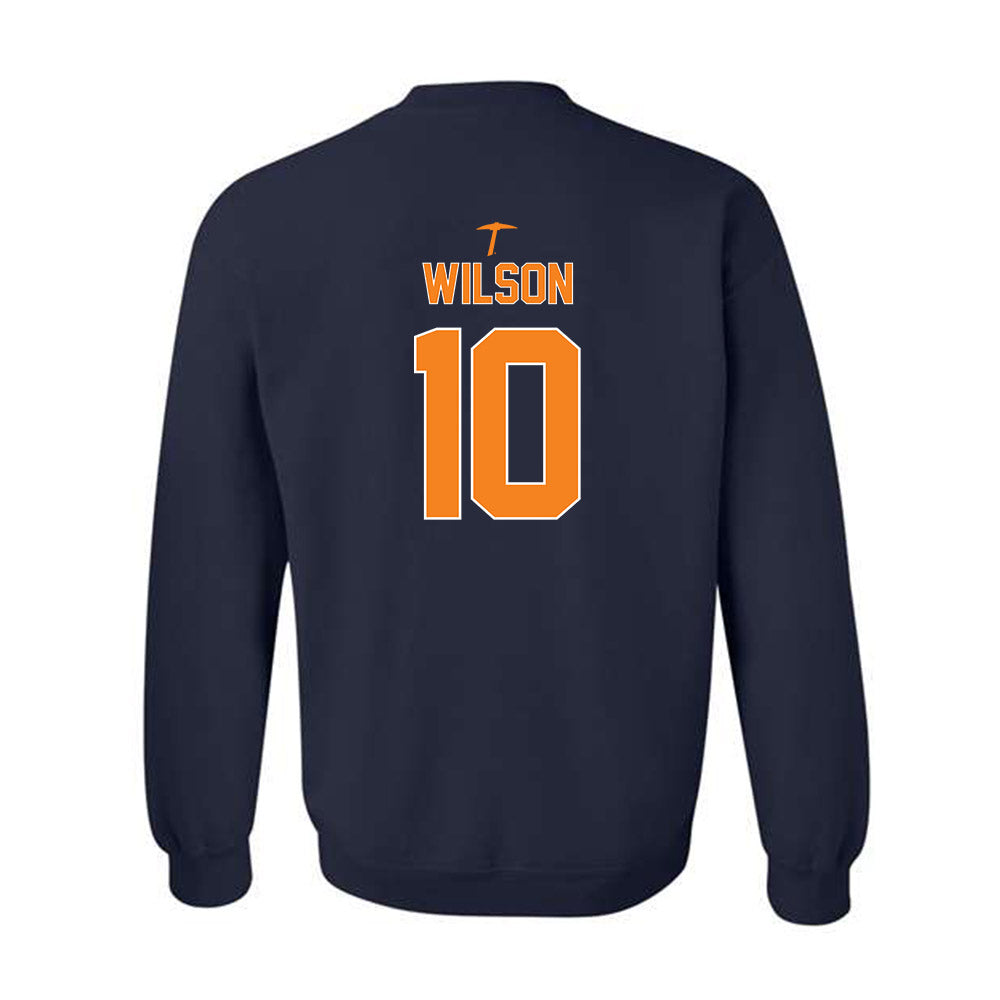 UTEP - NCAA Football : Jayden Wilson - Classic Shersey Crewneck Sweatshirt-1