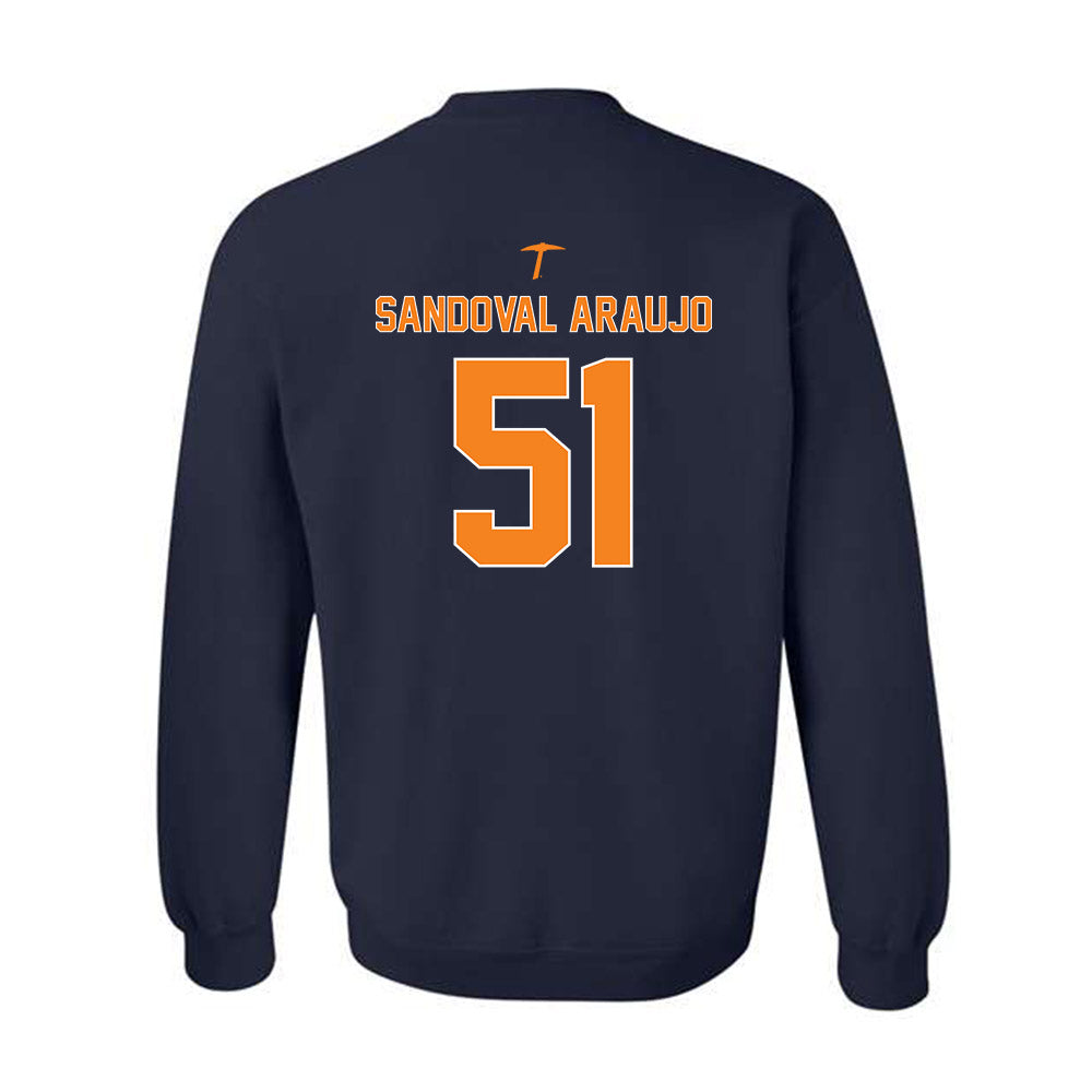 UTEP - NCAA Football : Eric Sandoval Araujo - Classic Shersey Crewneck Sweatshirt-1