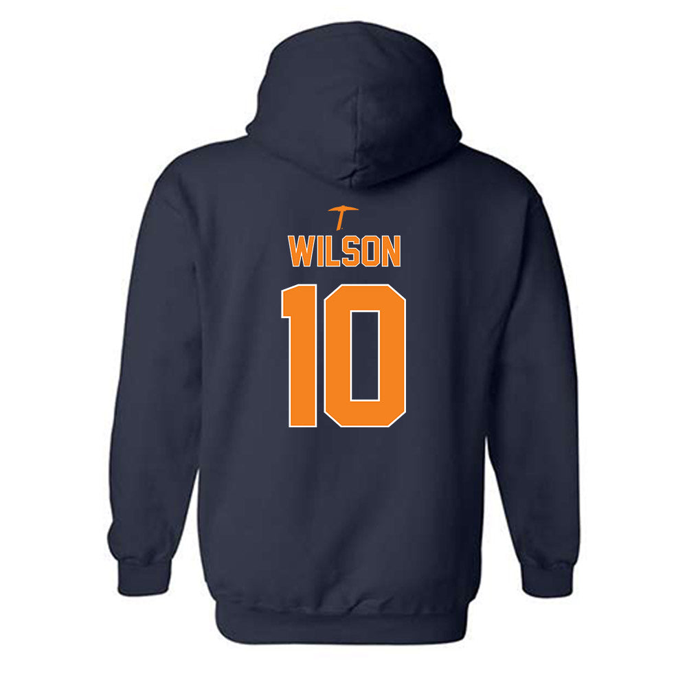 UTEP - NCAA Football : Jayden Wilson - Classic Shersey Hooded Sweatshirt-1