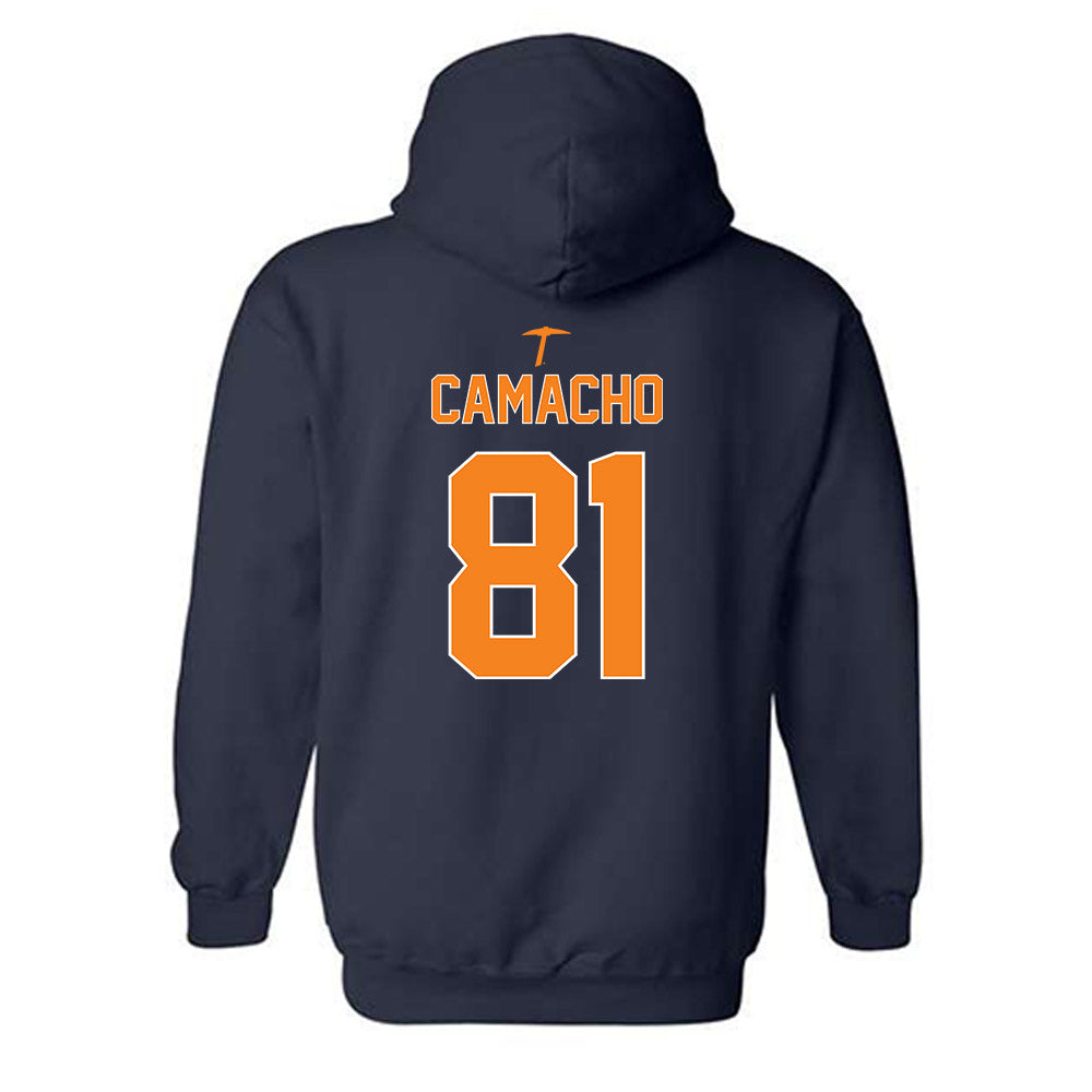 UTEP - NCAA Football : Johan Camacho - Classic Shersey Hooded Sweatshirt-1
