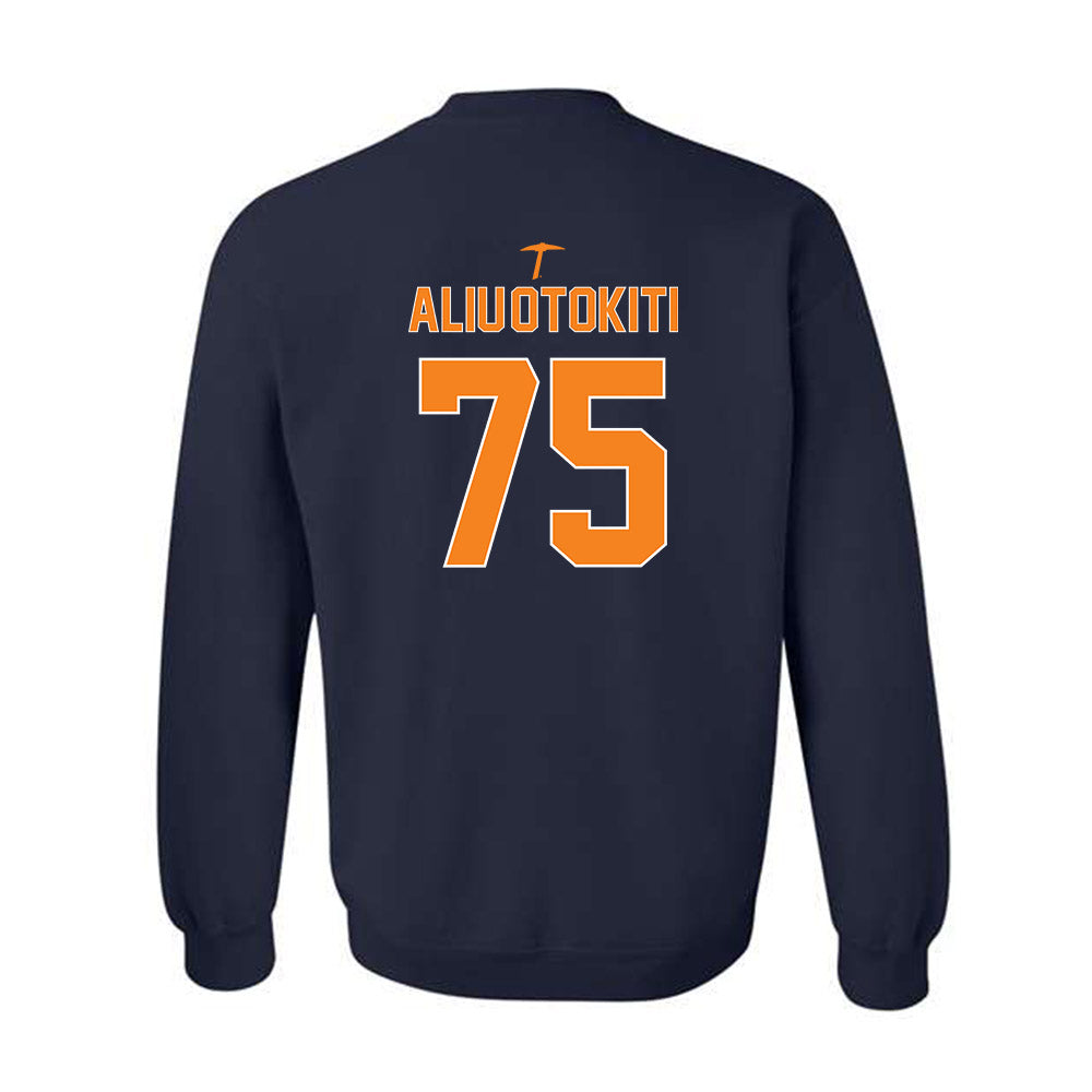 UTEP - NCAA Football : Omoruyi Aliu-Otokiti - Classic Shersey Crewneck Sweatshirt-1