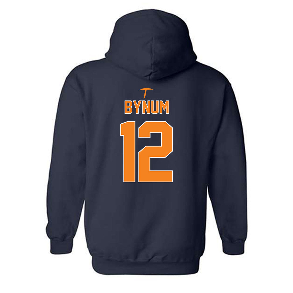 UTEP - NCAA Men's Basketball : Ahamad Bynum - Classic Shersey Hooded Sweatshirt-1