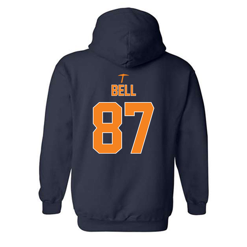 UTEP - NCAA Football : Chance Bell - Classic Shersey Hooded Sweatshirt-1