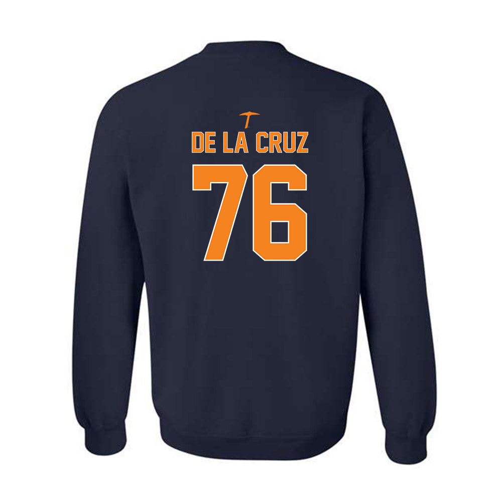 UTEP - NCAA Football : Diego De La Cruz - Classic Shersey Crewneck Sweatshirt-1