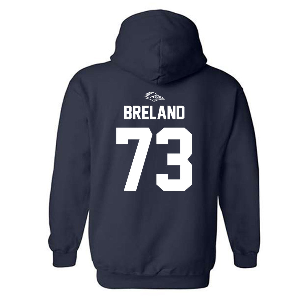 UTSA - NCAA Football : Amarion Breland - Classic Shersey Hooded Sweatshirt-1