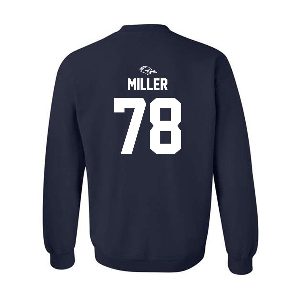 UTSA - NCAA Football : Jonah Miller - Classic Shersey Crewneck Sweatshirt-1