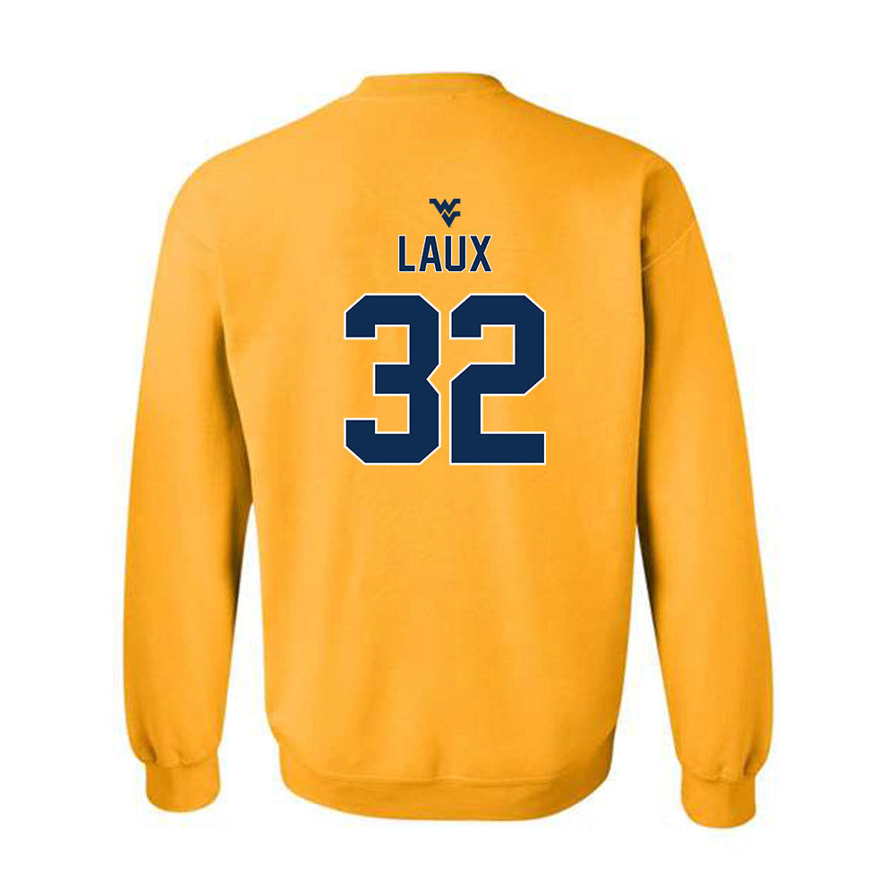 West Virginia - NCAA Baseball : Sammy Laux - Classic Shersey Crewneck Sweatshirt-1