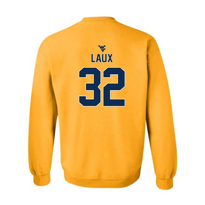 West Virginia - NCAA Baseball : Sammy Laux - Classic Shersey Crewneck Sweatshirt-1
