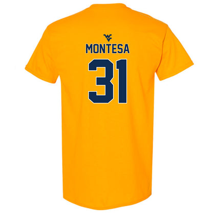 West Virginia - NCAA Baseball : Dawson Montesa - Classic Shersey T-Shirt-1