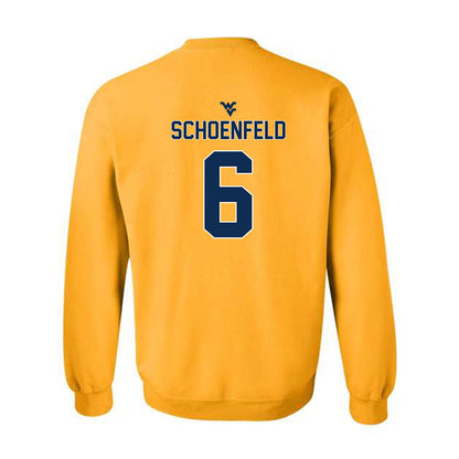 West Virginia - NCAA Baseball : Paul Schoenfeld - Classic Shersey Crewneck Sweatshirt-1
