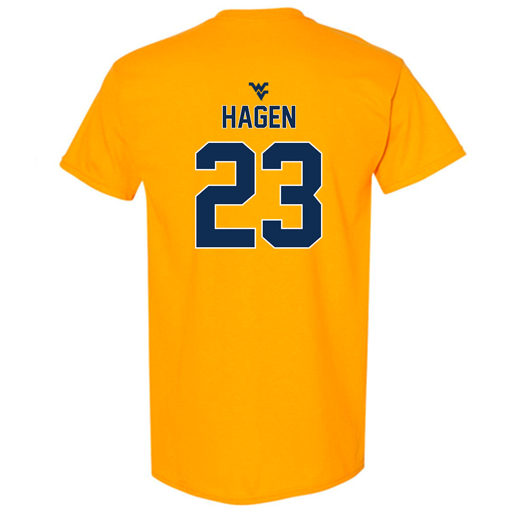 West Virginia - NCAA Baseball : David Hagen - Classic Shersey T-Shirt-1