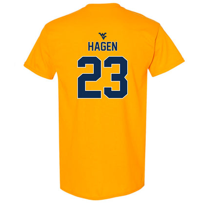 West Virginia - NCAA Baseball : David Hagen - Classic Shersey T-Shirt-1