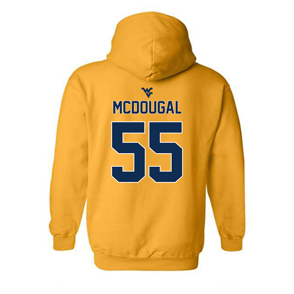West Virginia - NCAA Baseball : Benjamin McDougal - Classic Shersey Hooded Sweatshirt-1