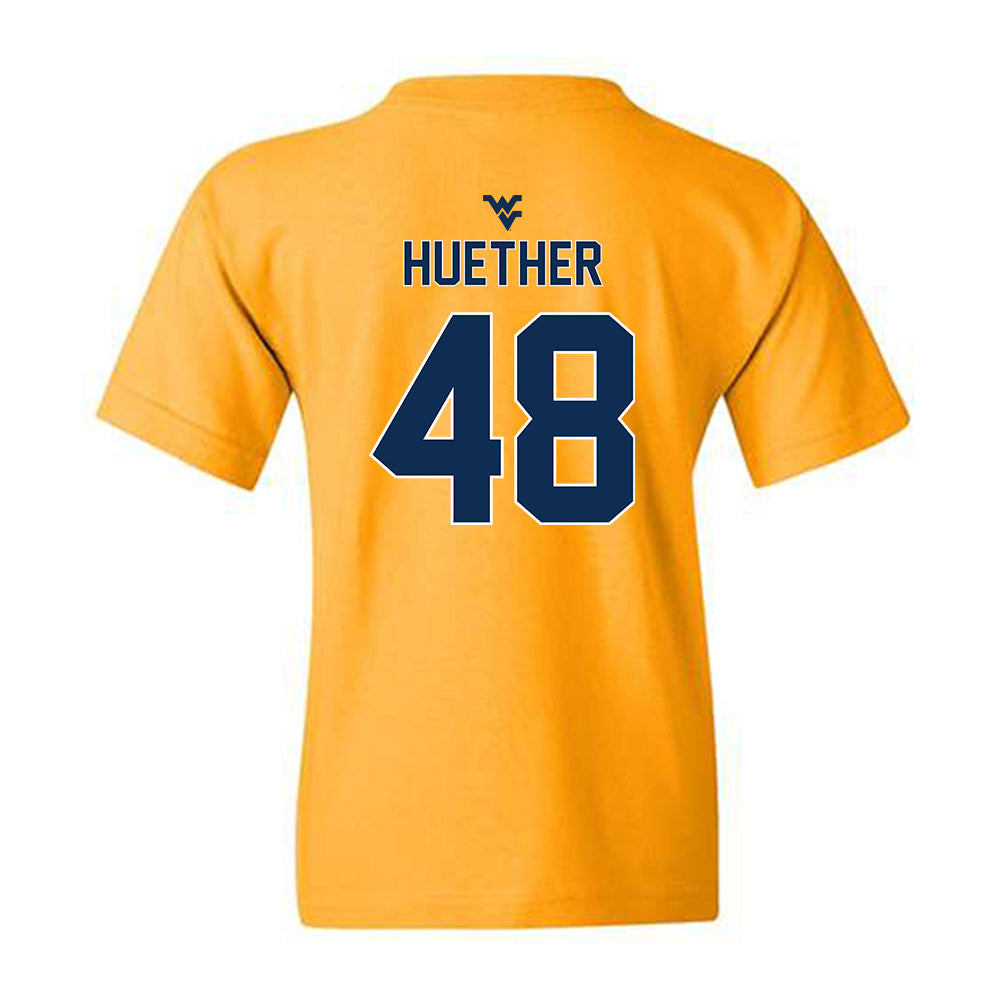 West Virginia - NCAA Baseball : JT Huether - Classic Shersey Youth T-Shirt-1
