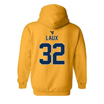 West Virginia - NCAA Baseball : Sammy Laux - Classic Shersey Hooded Sweatshirt-1