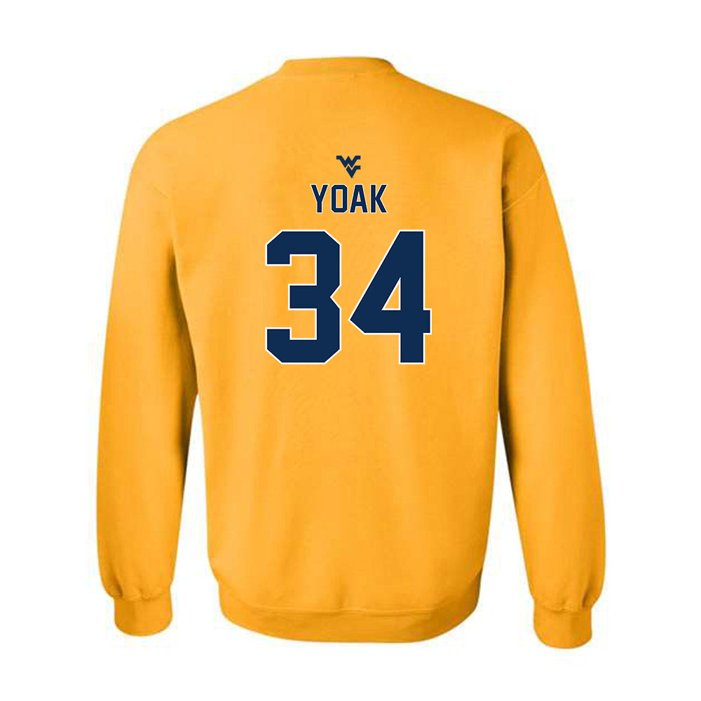West Virginia - NCAA Baseball : Bryant Yoak - Classic Shersey Crewneck Sweatshirt-1
