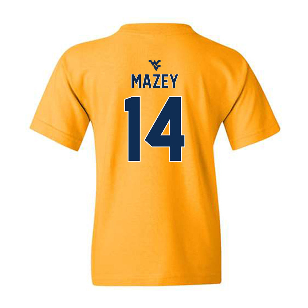 West Virginia - NCAA Baseball : Weston Mazey - Classic Shersey Youth T-Shirt-1